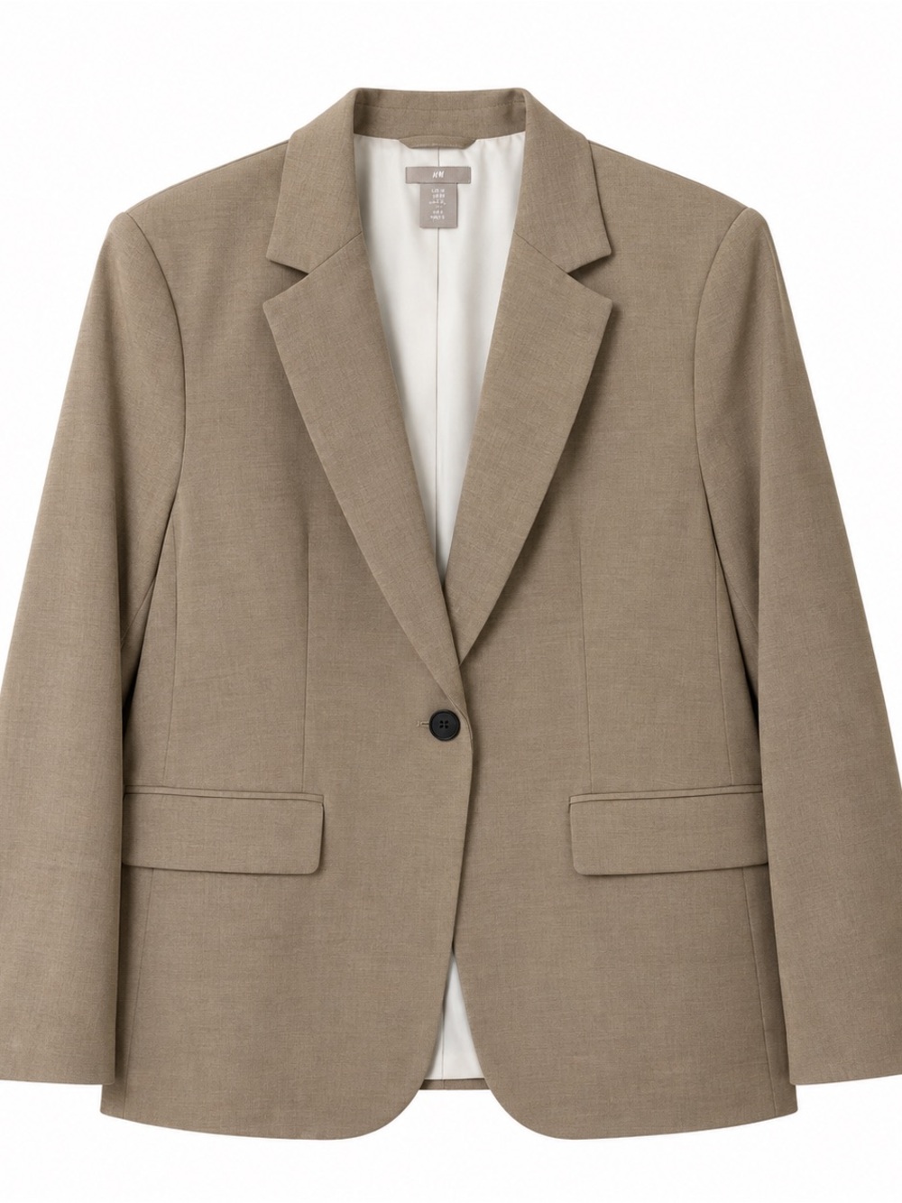 H&M Taupe Single-Button Women's Blazer